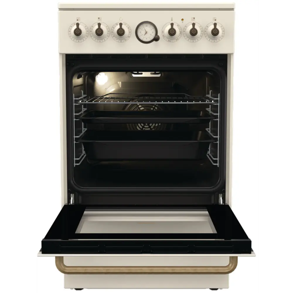 Фото 10 Электрическая плита с духовкой Gorenje 543842 50x85x59.4 см цвет бежевый