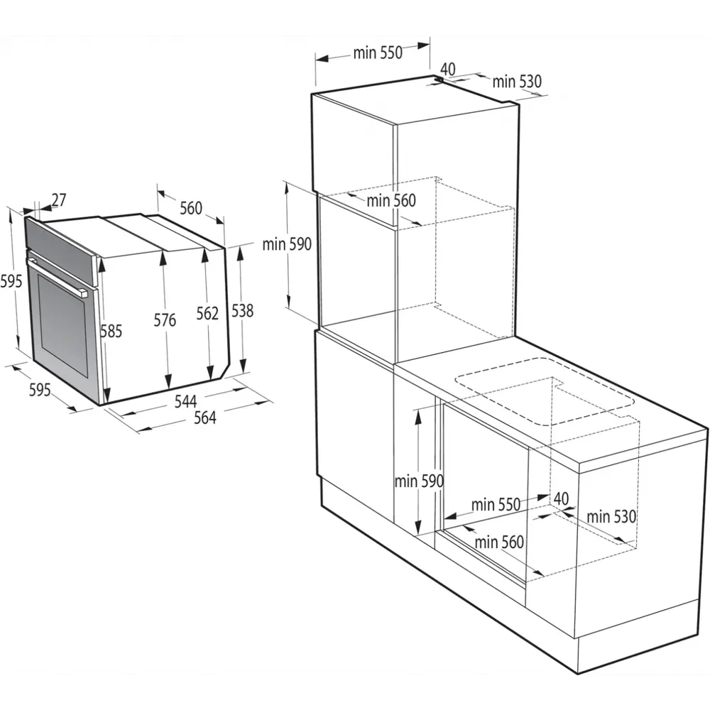 Фото 5 Духовой шкаф Gorenje Bsa6747A04Bg 59.50x59.50x56.40 см цвет черный Фото 5 Духовой шкаф Gorenje Bsa6747A04Bg 59.50x59.50x56.40 см цвет черный