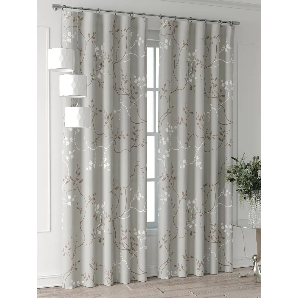 Фото 4 Комплект штор Comfy way Форнерс - 171 - 260 см CW709171260-260 на шторной ленте 260x150 см цвет бежевый Фото 4 Комплект штор Comfy way Форнерс - 171 - 260 см CW709171260-260 на шторной ленте 260x150 см цвет бежевый