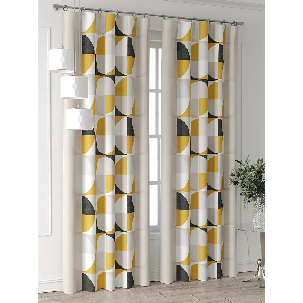 Фото 4 Комплект штор Comfy way Форнерс - 175 - 260 см CW709175260-260 на шторной ленте 260x150 см цвет бежевый Фото 4 Комплект штор Comfy way Форнерс - 175 - 260 см CW709175260-260 на шторной ленте 260x150 см цвет бежевый