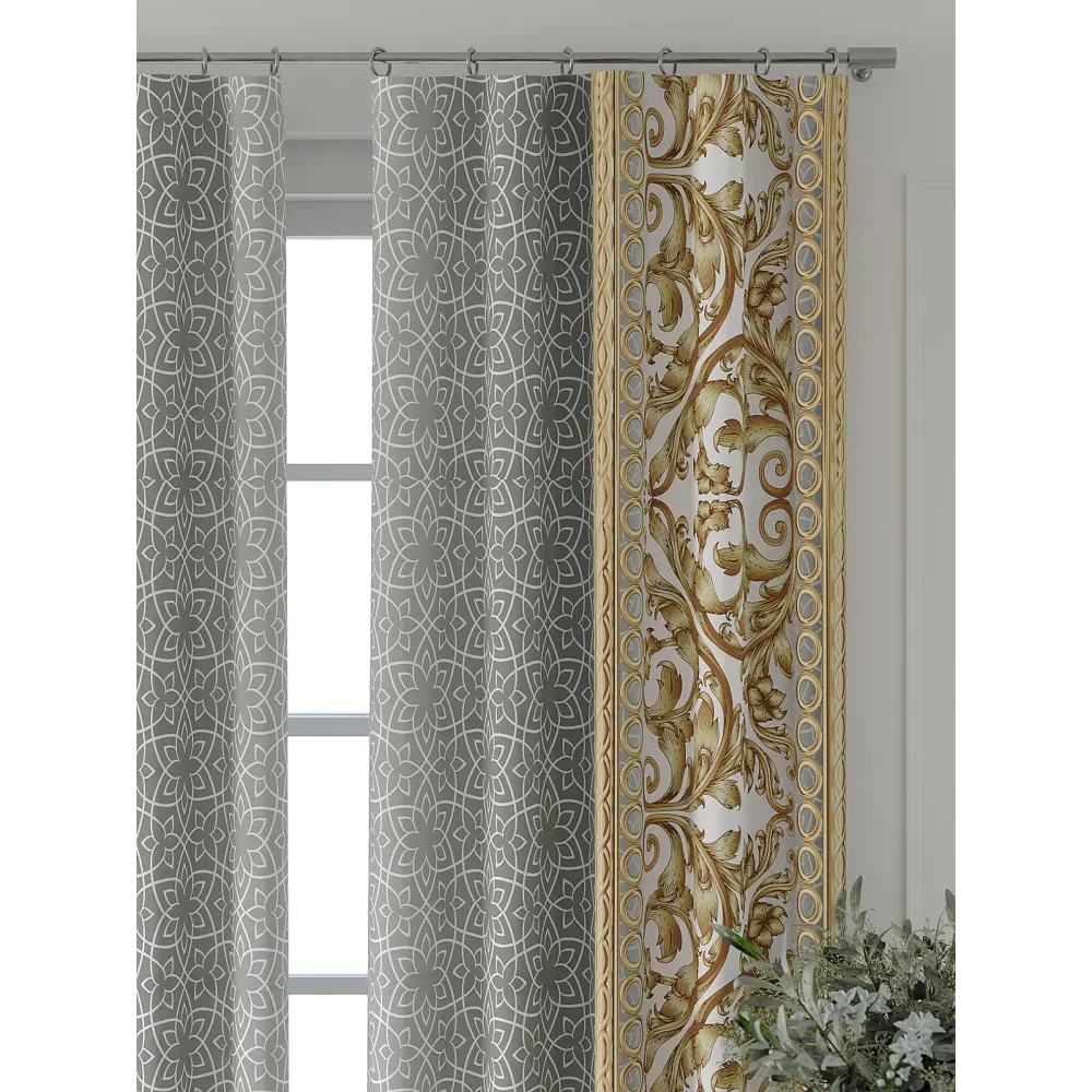 Фото 5 Комплект штор Comfy way Форнерс - 188 - 260 см CW709188260-260 на шторной ленте 260x150 см цвет бежевый Фото 5 Комплект штор Comfy way Форнерс - 188 - 260 см CW709188260-260 на шторной ленте 260x150 см цвет бежевый