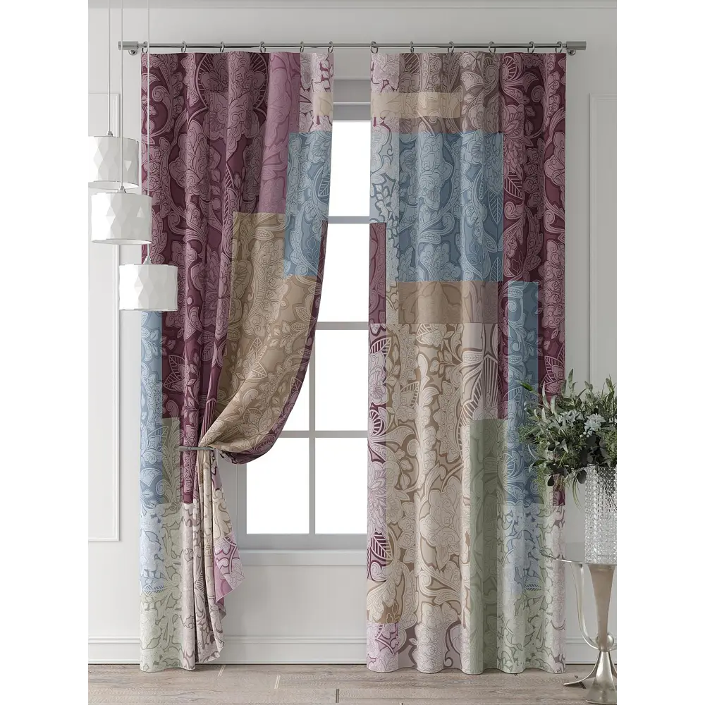 Фото 7 Комплект штор Comfy way Форнерс - 189 - 260 см CW709189260-260 на шторной ленте 260x150 см цвет бежевый Фото 7 Комплект штор Comfy way Форнерс - 189 - 260 см CW709189260-260 на шторной ленте 260x150 см цвет бежевый