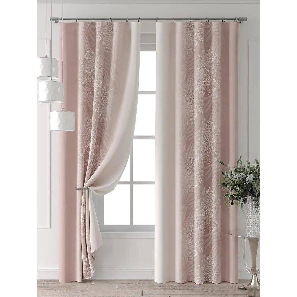 Фото 7 Комплект штор Comfy way Форнерс - 195 - 260 см CW709195260-260 на шторной ленте 260x150 см цвет бежевый Фото 7 Комплект штор Comfy way Форнерс - 195 - 260 см CW709195260-260 на шторной ленте 260x150 см цвет бежевый