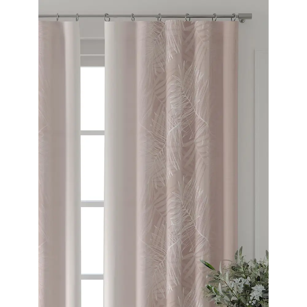 Фото 5 Комплект штор Comfy way Форнерс - 195 - 260 см CW709195260-260 на шторной ленте 260x150 см цвет бежевый Фото 5 Комплект штор Comfy way Форнерс - 195 - 260 см CW709195260-260 на шторной ленте 260x150 см цвет бежевый