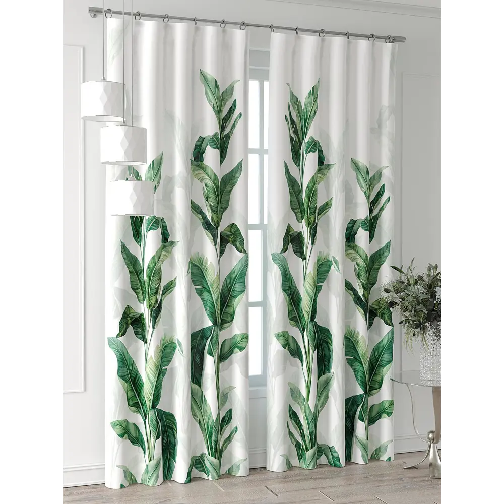 Фото 4 Комплект штор Comfy way Форнерс - 196 - 260 см CW709196260-260 на шторной ленте 260x150 см цвет белый Фото 4 Комплект штор Comfy way Форнерс - 196 - 260 см CW709196260-260 на шторной ленте 260x150 см цвет белый