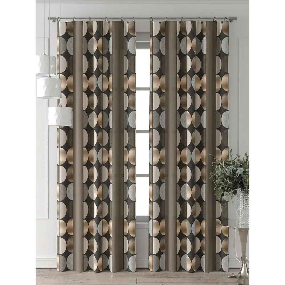 Фото 2 Комплект штор Comfy way Форнерс - 206 - 260 см CW709206260-260 на шторной ленте 260x150 см цвет бежевый Фото 2 Комплект штор Comfy way Форнерс - 206 - 260 см CW709206260-260 на шторной ленте 260x150 см цвет бежевый