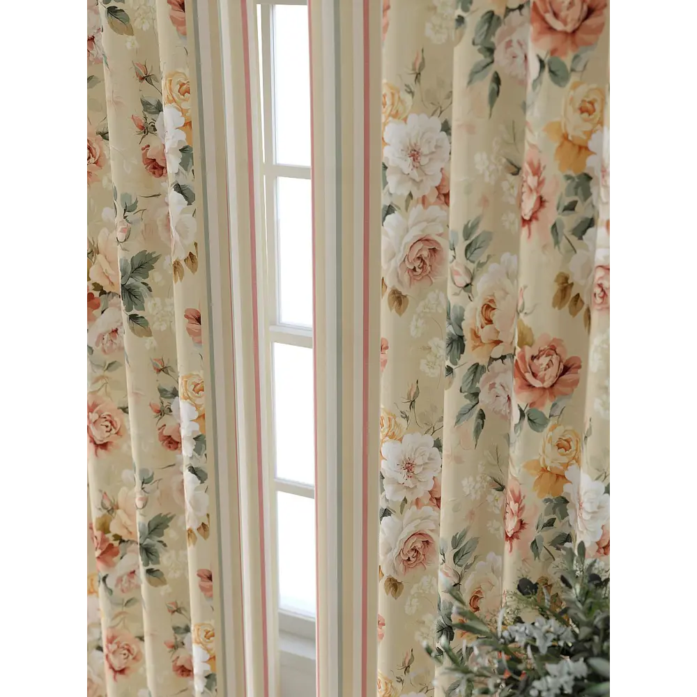 Фото 3 Комплект штор Comfy way Форнерс - 212 - 260 см CW709212260-260 на шторной ленте 260x150 см цвет бежевый Фото 3 Комплект штор Comfy way Форнерс - 212 - 260 см CW709212260-260 на шторной ленте 260x150 см цвет бежевый