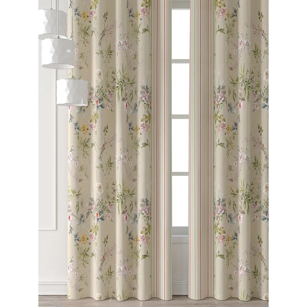 Фото 6 Комплект штор Comfy way Форнерс - 219 - 260 см CW709219260-260 на шторной ленте 260x150 см цвет бежевый Фото 6 Комплект штор Comfy way Форнерс - 219 - 260 см CW709219260-260 на шторной ленте 260x150 см цвет бежевый
