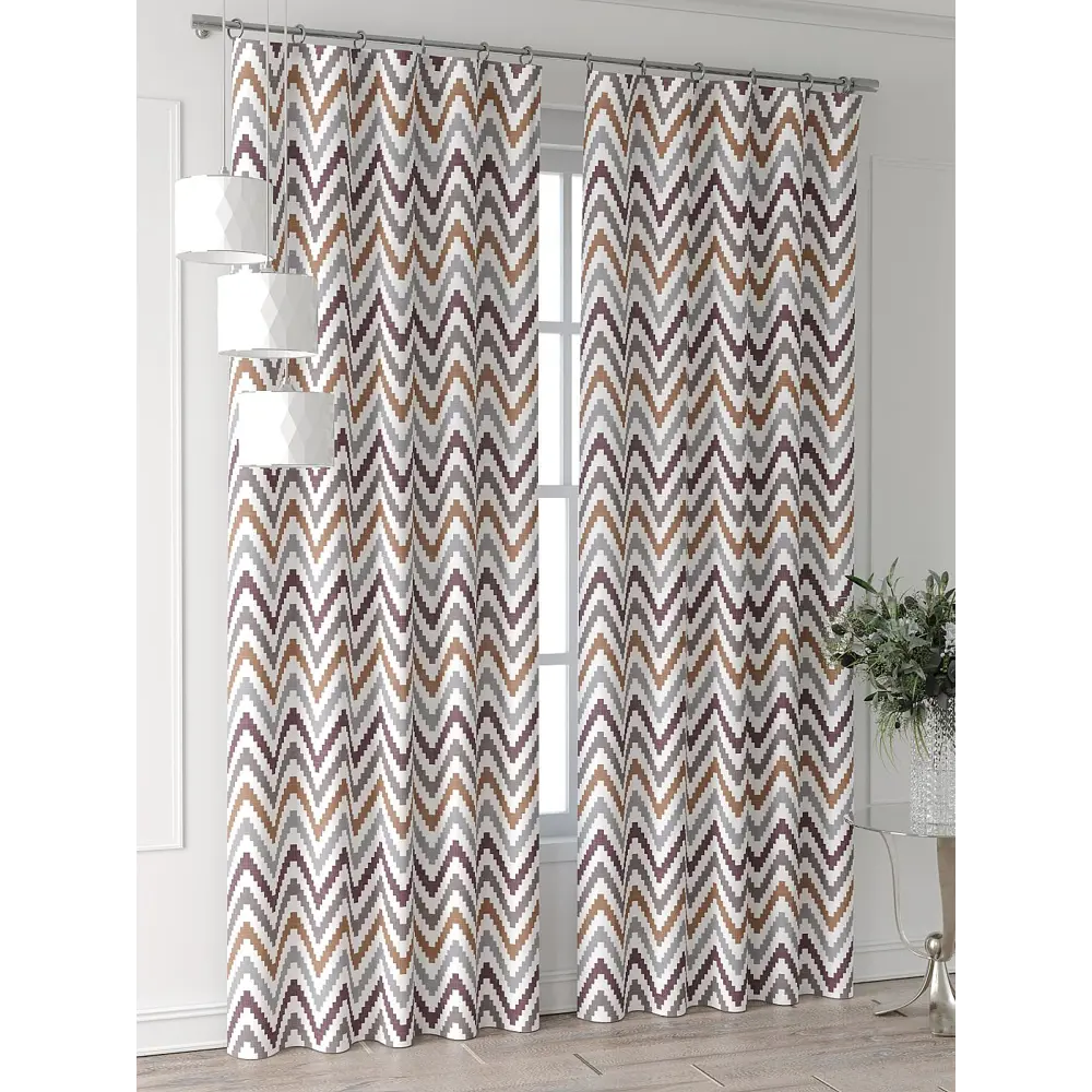 Фото 4 Комплект штор Comfy way Форнерс - 160 - 240 см CW709160240-240 на шторной ленте 240x150 см цвет белый