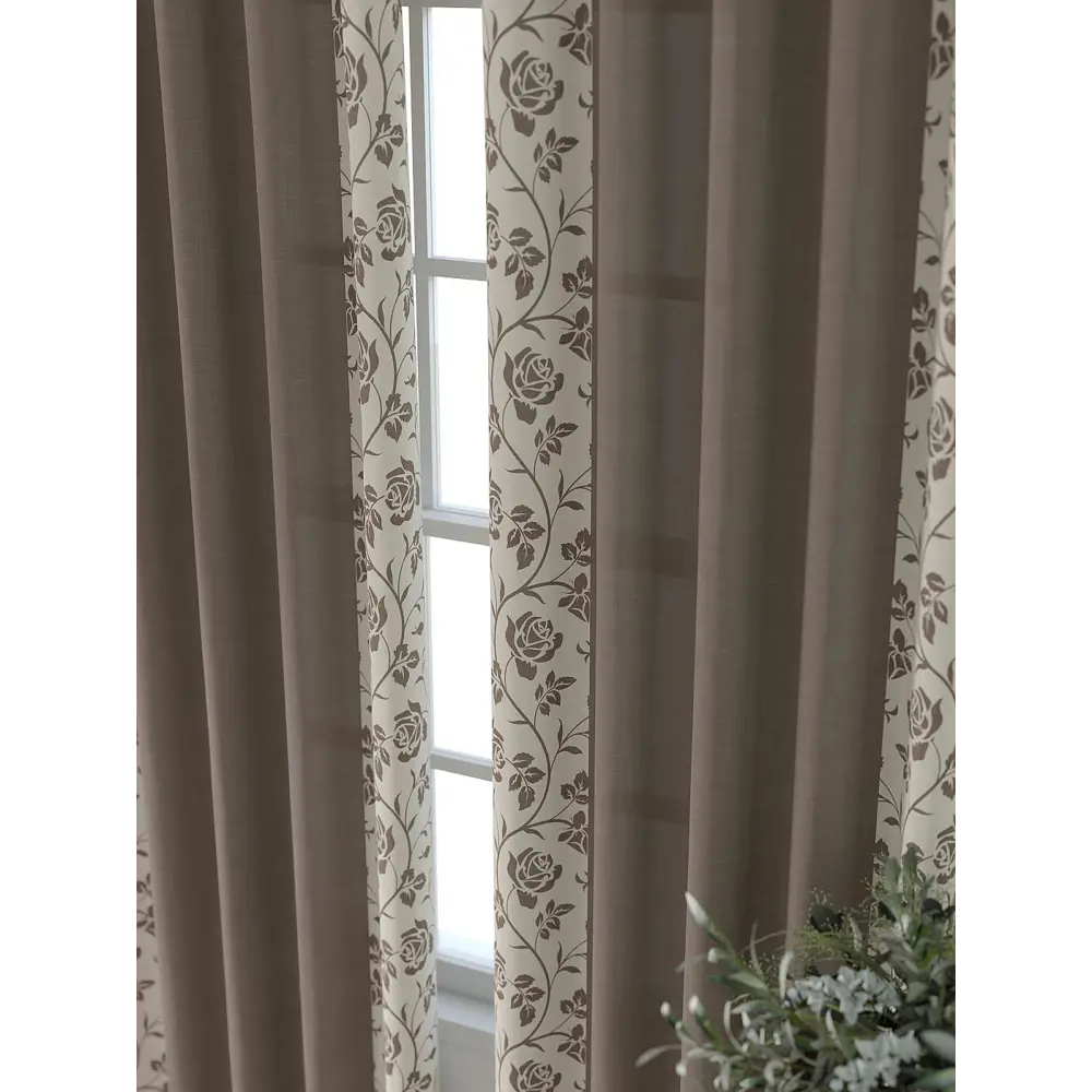 Фото 3 Комплект штор Comfy way Форнерс - 162 - 240 см CW709162240-240 на шторной ленте 240x150 см цвет бежевый Фото 3 Комплект штор Comfy way Форнерс - 162 - 240 см CW709162240-240 на шторной ленте 240x150 см цвет бежевый