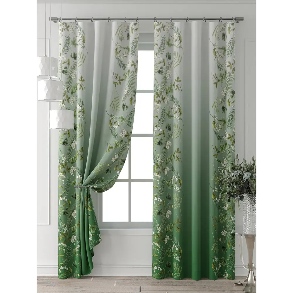 Фото 7 Комплект штор Comfy way Форнерс - 166 - 240 см CW709166240-240 на шторной ленте 240x150 см цвет белый Фото 7 Комплект штор Comfy way Форнерс - 166 - 240 см CW709166240-240 на шторной ленте 240x150 см цвет белый