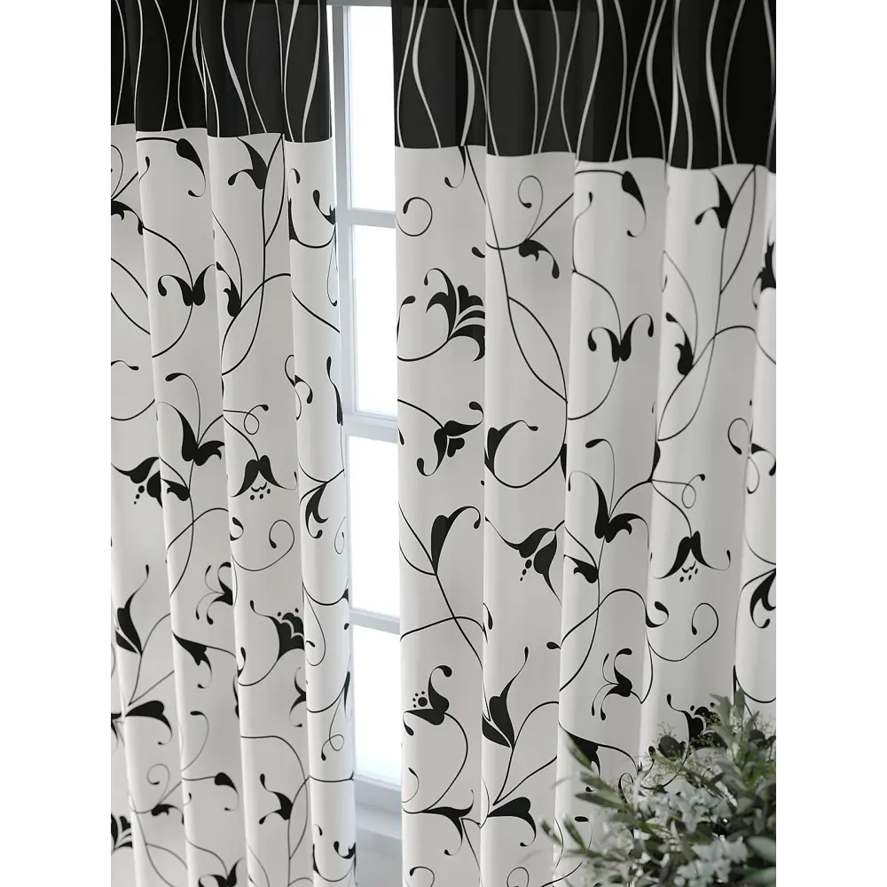 Фото 3 Комплект штор Comfy way Форнерс - 170 - 240 см CW709170240-240 на шторной ленте 240x150 см цвет белый Фото 3 Комплект штор Comfy way Форнерс - 170 - 240 см CW709170240-240 на шторной ленте 240x150 см цвет белый