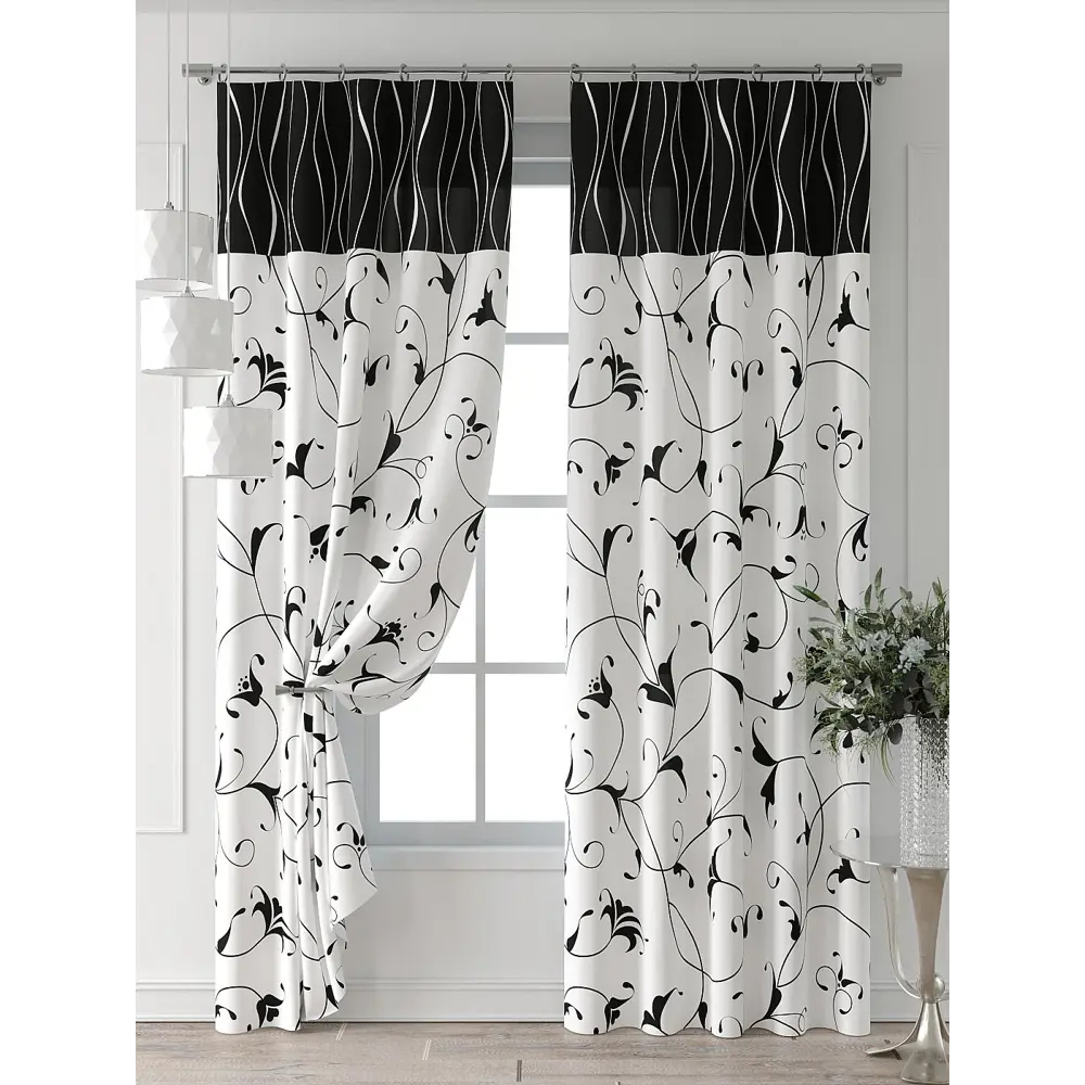Фото 7 Комплект штор Comfy way Форнерс - 170 - 240 см CW709170240-240 на шторной ленте 240x150 см цвет белый Фото 7 Комплект штор Comfy way Форнерс - 170 - 240 см CW709170240-240 на шторной ленте 240x150 см цвет белый