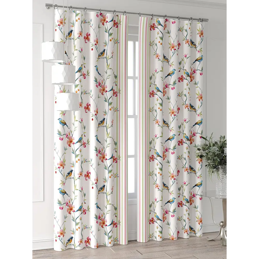 Фото 4 Комплект штор Comfy way Форнерс - 176 - 240 см CW709176240-240 на шторной ленте 240x150 см цвет белый Фото 4 Комплект штор Comfy way Форнерс - 176 - 240 см CW709176240-240 на шторной ленте 240x150 см цвет белый