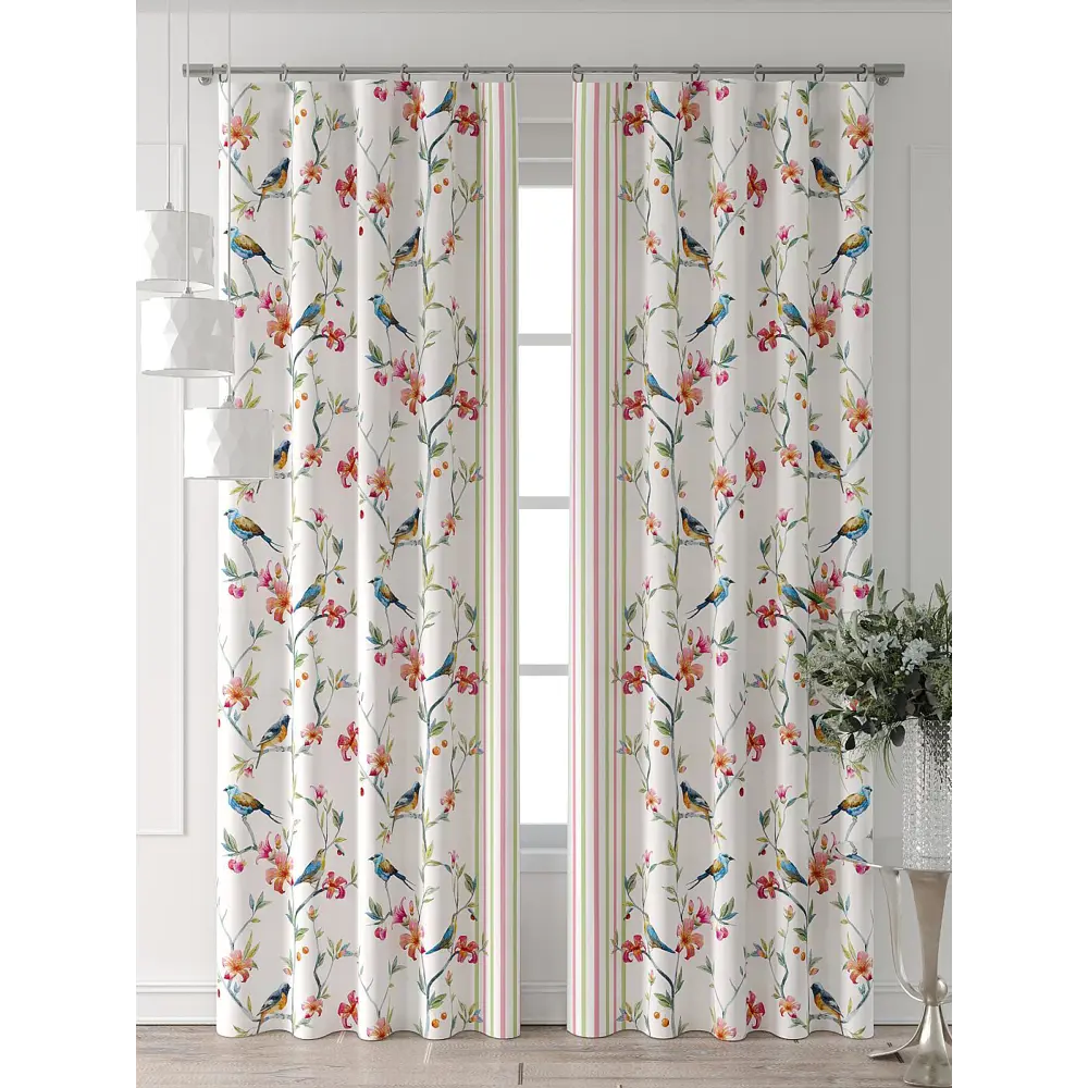 Фото 2 Комплект штор Comfy way Форнерс - 176 - 240 см CW709176240-240 на шторной ленте 240x150 см цвет белый Фото 2 Комплект штор Comfy way Форнерс - 176 - 240 см CW709176240-240 на шторной ленте 240x150 см цвет белый