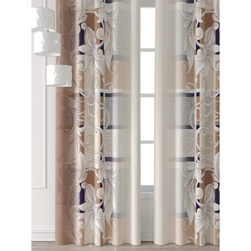 Фото 6 Комплект штор Comfy way Форнерс - 178 - 240 см CW709178240-240 на шторной ленте 240x150 см цвет бежевый Фото 6 Комплект штор Comfy way Форнерс - 178 - 240 см CW709178240-240 на шторной ленте 240x150 см цвет бежевый