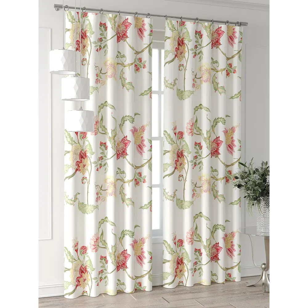 Фото 4 Комплект штор Comfy way Форнерс - 181 - 240 см CW709181240-240 на шторной ленте 240x150 см цвет бежевый Фото 4 Комплект штор Comfy way Форнерс - 181 - 240 см CW709181240-240 на шторной ленте 240x150 см цвет бежевый
