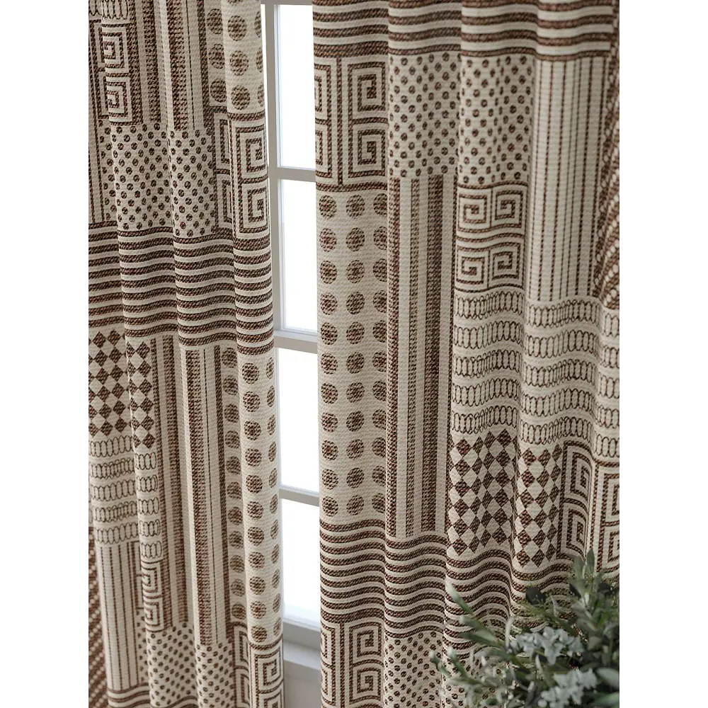 Фото 3 Комплект штор Comfy way Форнерс - 182 - 240 см CW709182240-240 на шторной ленте 240x150 см цвет бежевый Фото 3 Комплект штор Comfy way Форнерс - 182 - 240 см CW709182240-240 на шторной ленте 240x150 см цвет бежевый