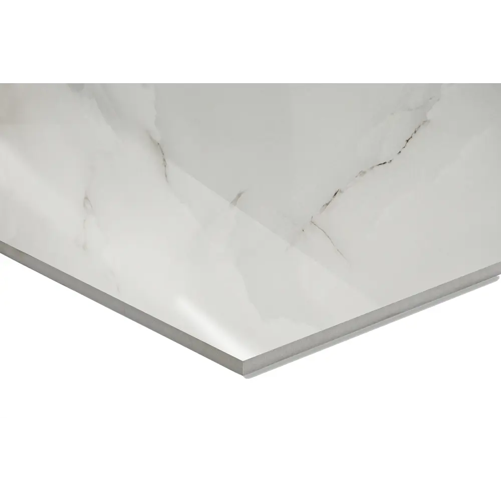 Фото 5 Глазурованный керамогранит Arcadia Ceramica Onyx White Cloud 60x120 см 1.44 м² глянцевый цвет светло-серый