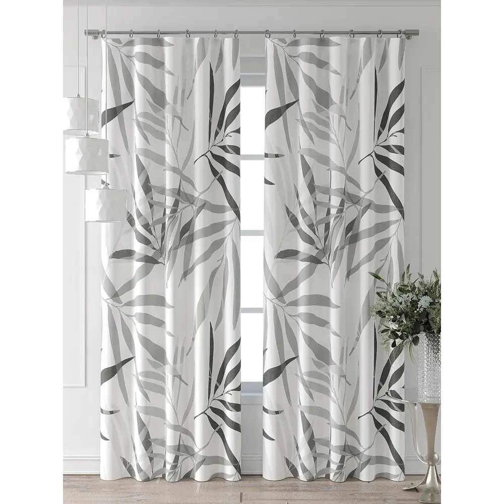 Фото 2 Комплект штор Comfy way Форнерс - 186 - 240 см CW709186240-240 на шторной ленте 240x150 см цвет белый Фото 2 Комплект штор Comfy way Форнерс - 186 - 240 см CW709186240-240 на шторной ленте 240x150 см цвет белый