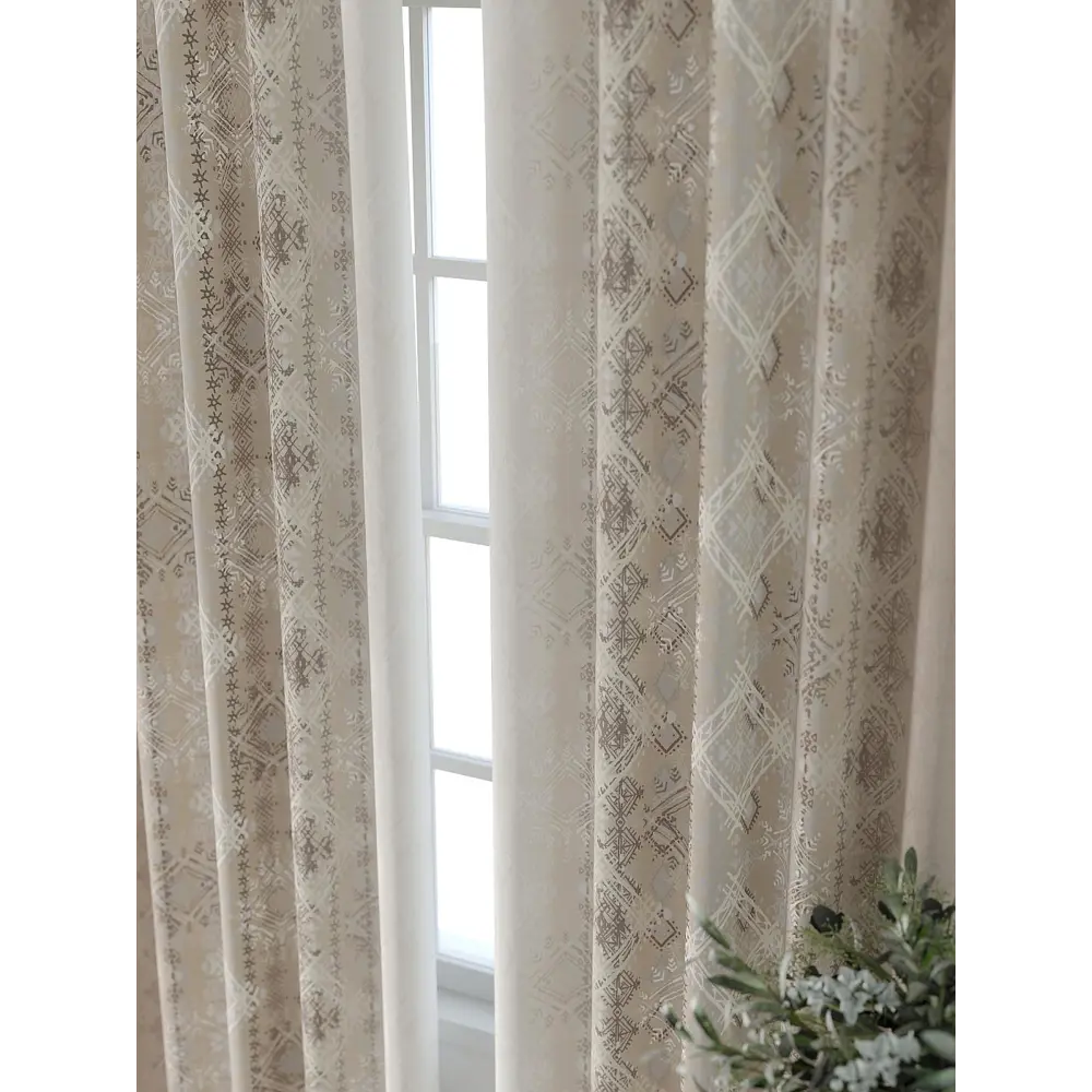 Фото 3 Комплект штор Comfy way Форнерс - 190 - 240 см CW709190240-240 на шторной ленте 240x150 см цвет бежевый Фото 3 Комплект штор Comfy way Форнерс - 190 - 240 см CW709190240-240 на шторной ленте 240x150 см цвет бежевый