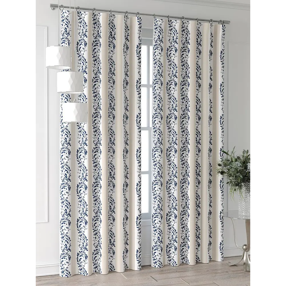 Фото 4 Комплект штор Comfy way Форнерс - 191 - 240 см CW709191240-240 на шторной ленте 240x150 см цвет бежевый Фото 4 Комплект штор Comfy way Форнерс - 191 - 240 см CW709191240-240 на шторной ленте 240x150 см цвет бежевый