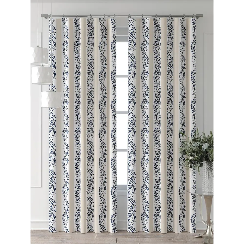 Фото 2 Комплект штор Comfy way Форнерс - 191 - 240 см CW709191240-240 на шторной ленте 240x150 см цвет бежевый Фото 2 Комплект штор Comfy way Форнерс - 191 - 240 см CW709191240-240 на шторной ленте 240x150 см цвет бежевый