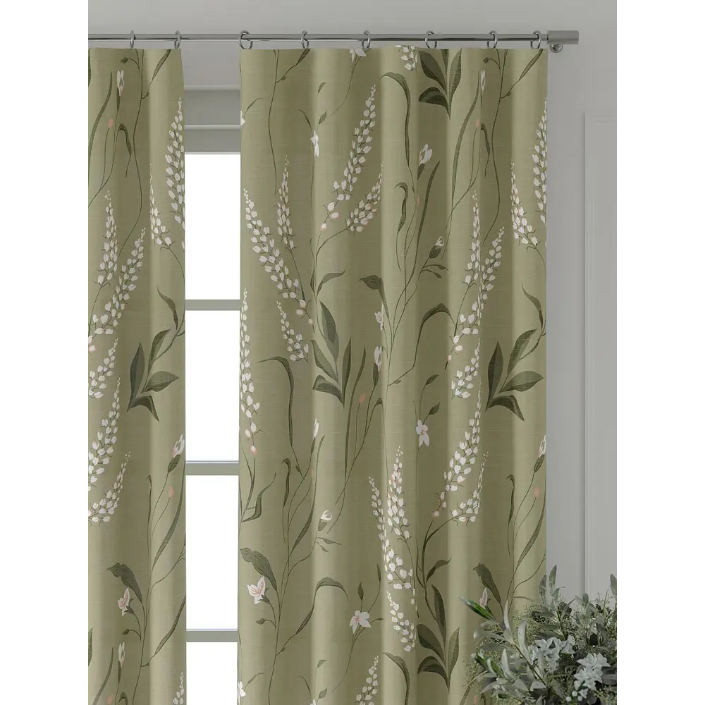 Фото 5 Комплект штор Comfy way Форнерс - 193 - 240 см CW709193240-240 на шторной ленте 240x150 см цвет зеленый Фото 5 Комплект штор Comfy way Форнерс - 193 - 240 см CW709193240-240 на шторной ленте 240x150 см цвет зеленый