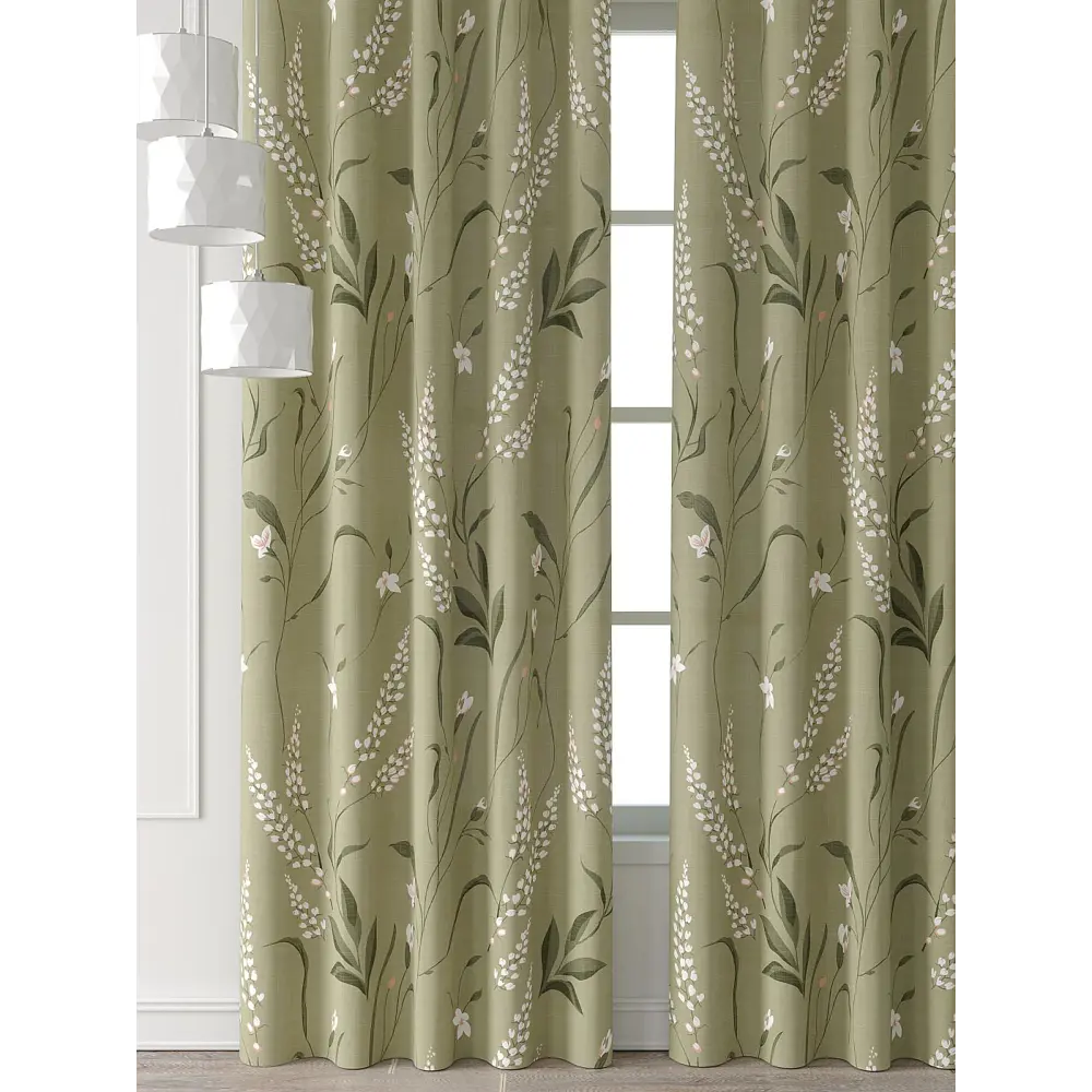 Фото 6 Комплект штор Comfy way Форнерс - 193 - 240 см CW709193240-240 на шторной ленте 240x150 см цвет зеленый Фото 6 Комплект штор Comfy way Форнерс - 193 - 240 см CW709193240-240 на шторной ленте 240x150 см цвет зеленый