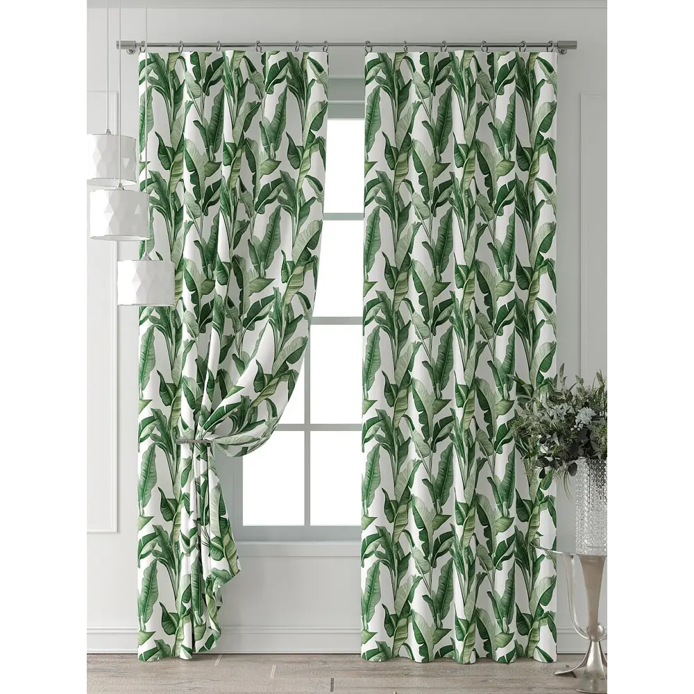 Фото 7 Комплект штор Comfy way Форнерс - 200 - 240 см CW709200240-240 на шторной ленте 240x150 см цвет белый Фото 7 Комплект штор Comfy way Форнерс - 200 - 240 см CW709200240-240 на шторной ленте 240x150 см цвет белый