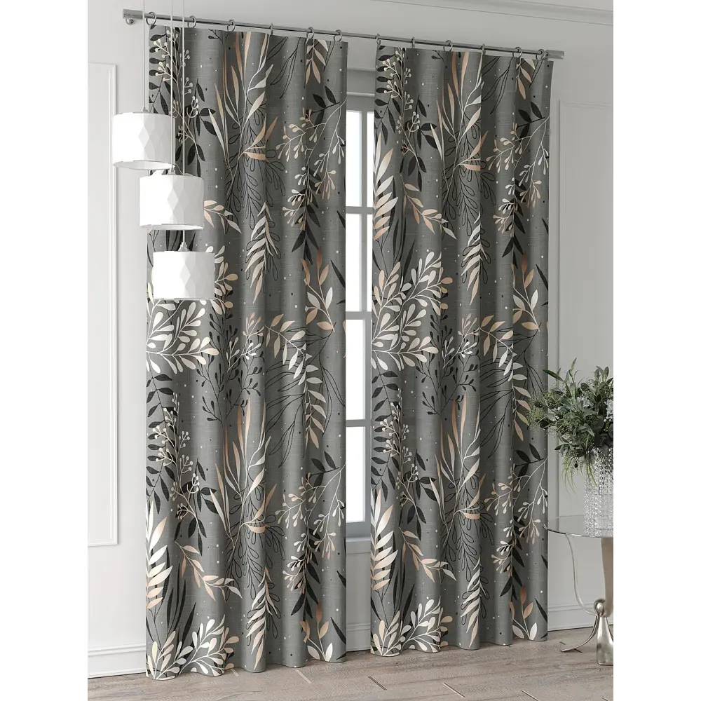 Фото 4 Комплект штор Comfy way Форнерс - 202 - 240 см CW709202240-240 на шторной ленте 240x150 см цвет бежевый Фото 4 Комплект штор Comfy way Форнерс - 202 - 240 см CW709202240-240 на шторной ленте 240x150 см цвет бежевый