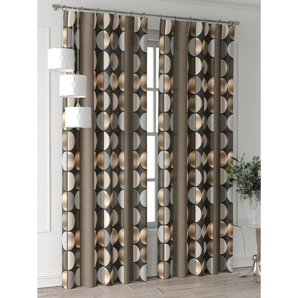 Фото 4 Комплект штор Comfy way Форнерс - 206 - 240 см CW709206240-240 на шторной ленте 240x150 см цвет бежевый Фото 4 Комплект штор Comfy way Форнерс - 206 - 240 см CW709206240-240 на шторной ленте 240x150 см цвет бежевый