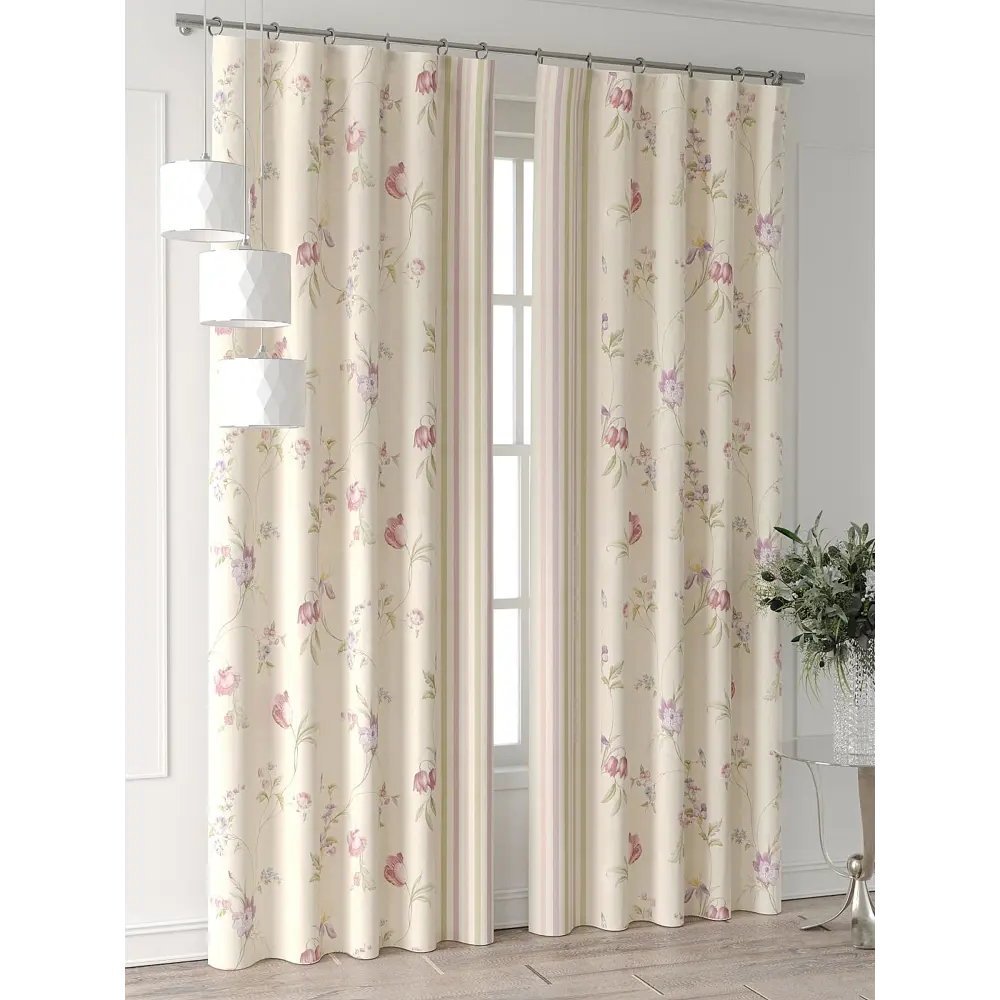 Фото 4 Комплект штор Comfy way Форнерс - 211 - 240 см CW709211240-240 на шторной ленте 240x150 см цвет бежевый Фото 4 Комплект штор Comfy way Форнерс - 211 - 240 см CW709211240-240 на шторной ленте 240x150 см цвет бежевый