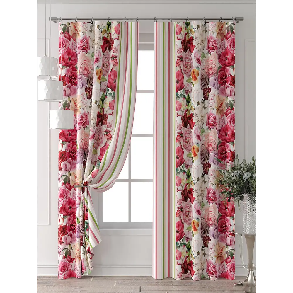 Фото 7 Комплект штор Comfy way Форнерс - 215 - 240 см CW709215240-240 на шторной ленте 240x150 см цвет бежевый Фото 7 Комплект штор Comfy way Форнерс - 215 - 240 см CW709215240-240 на шторной ленте 240x150 см цвет бежевый