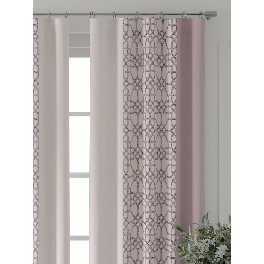 Фото 5 Комплект штор Comfy way Форнерс - 194 - 260 см CW709194260-260 на шторной ленте 260x150 см цвет лиловый Фото 5 Комплект штор Comfy way Форнерс - 194 - 260 см CW709194260-260 на шторной ленте 260x150 см цвет лиловый