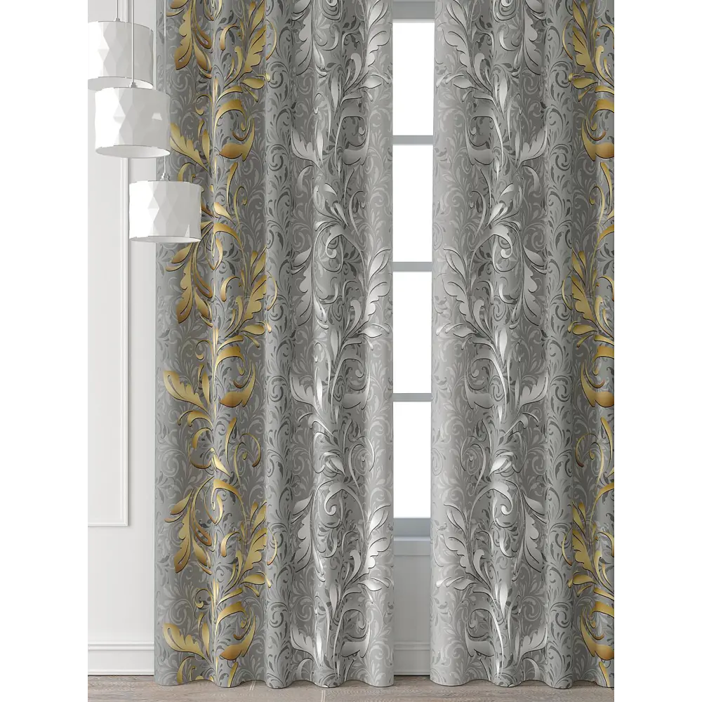 Фото 6 Комплект штор Comfy way Форнерс - 167 - 240 см CW709167240-240 на шторной ленте 240x150 см цвет серый Фото 6 Комплект штор Comfy way Форнерс - 167 - 240 см CW709167240-240 на шторной ленте 240x150 см цвет серый