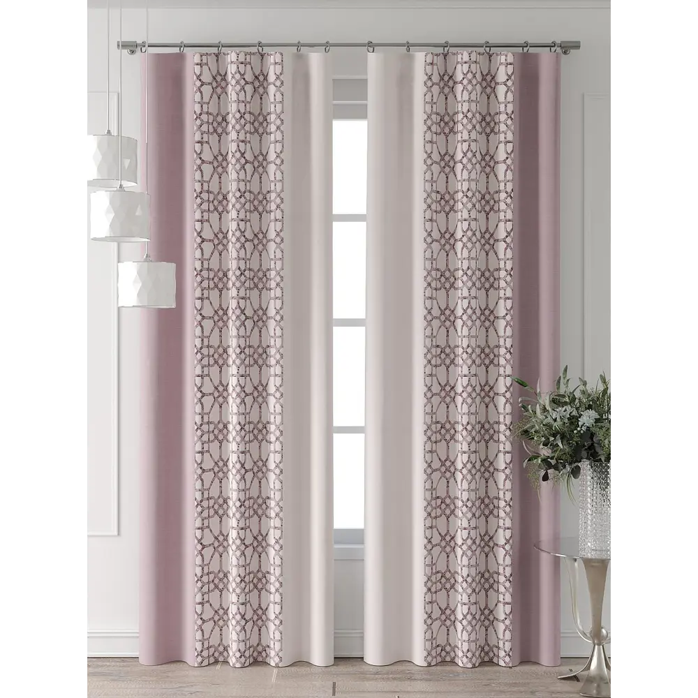 Фото 2 Комплект штор Comfy way Форнерс - 194 - 240 см CW709194240-240 на шторной ленте 240x150 см цвет молочный Фото 2 Комплект штор Comfy way Форнерс - 194 - 240 см CW709194240-240 на шторной ленте 240x150 см цвет молочный