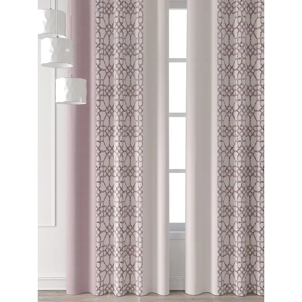 Фото 6 Комплект штор Comfy way Форнерс - 194 - 240 см CW709194240-240 на шторной ленте 240x150 см цвет молочный Фото 6 Комплект штор Comfy way Форнерс - 194 - 240 см CW709194240-240 на шторной ленте 240x150 см цвет молочный