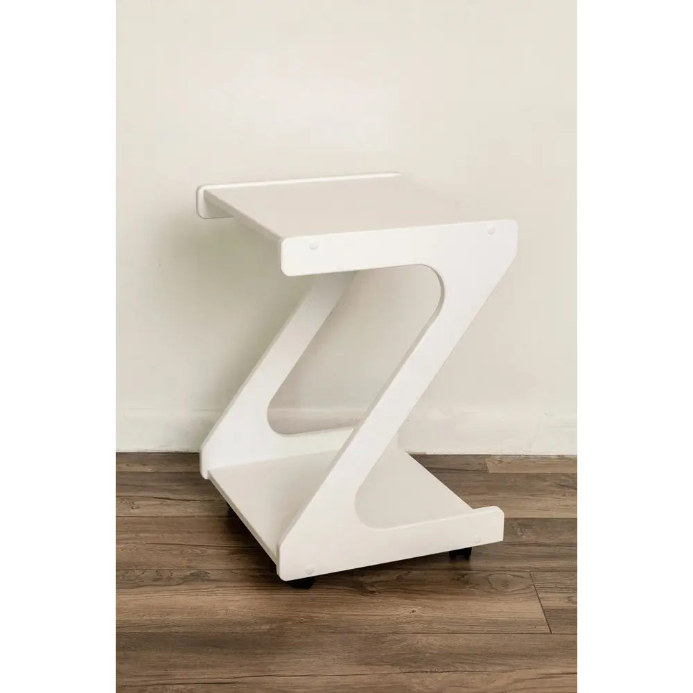 Фото 7 Журнальный столик фигурный Playwoods Z 41x39x59 см белый