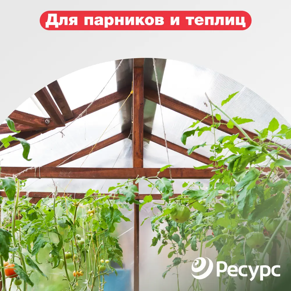 Фото 6 Пленка парниковая Ресурс 25539 усиленная леской 2x10 м Фото 6 Пленка парниковая Ресурс 25539 усиленная леской 2x10 м