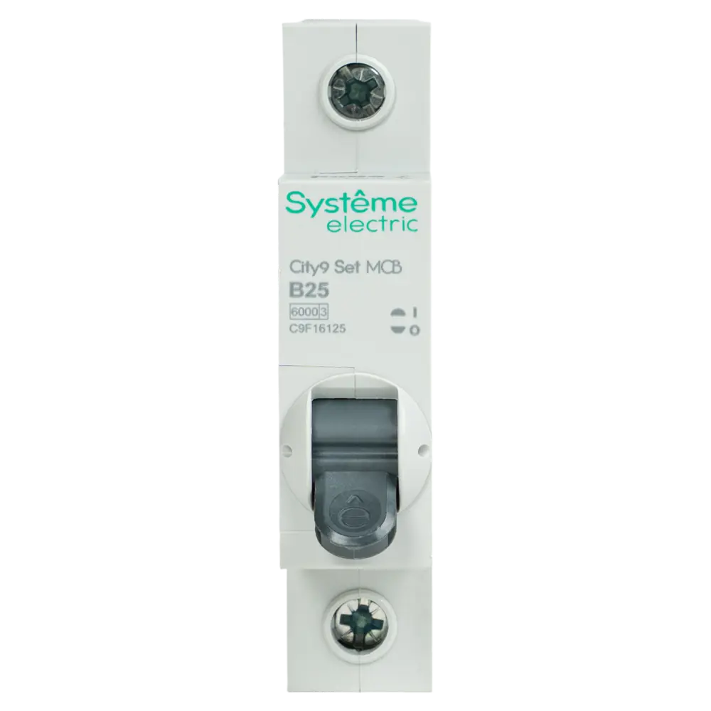 Фото 3 Автоматический выключатель Systeme Electric City9 Set C9F16125 1P С25 А 6 кА