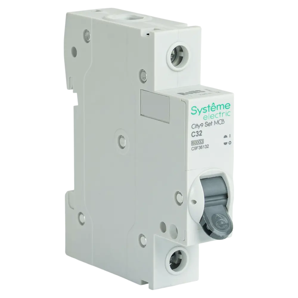 Фото Автоматический выключатель Systeme Electric City9 Set C9F36132 1P С32 А 6 кА Фото Автоматический выключатель Systeme Electric City9 Set C9F36132 1P С32 А 6 кА