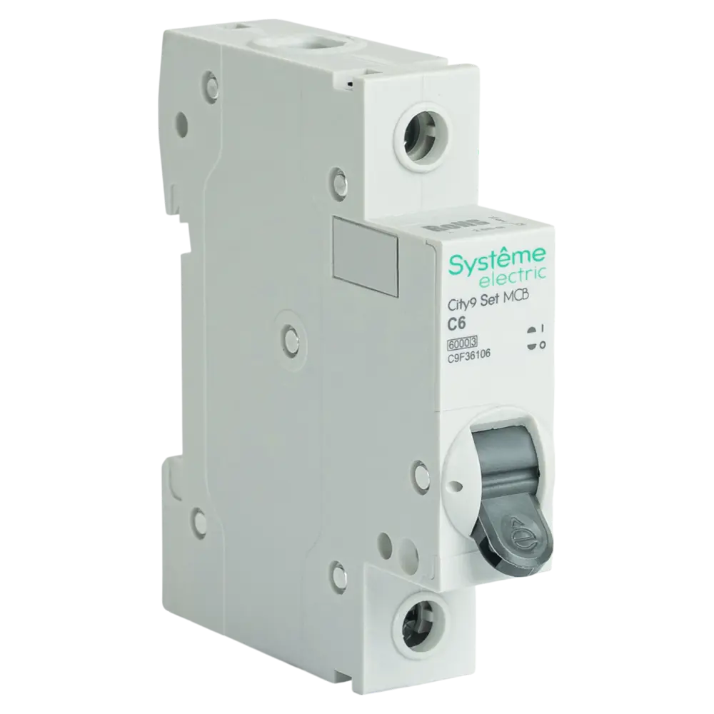 Фото Автоматический выключатель Systeme Electric City9 Set C9F36106 1P С6 А 6 кА Фото Автоматический выключатель Systeme Electric City9 Set C9F36106 1P С6 А 6 кА
