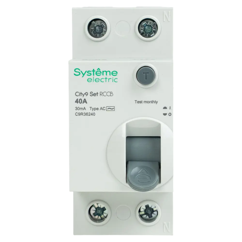 Фото 3 Дифференциальный автомат Systeme Electric City9 Set C9D61616 1P N С16 А 10мА 6кА A Фото 3 Дифференциальный автомат Systeme Electric City9 Set C9D61616 1P N С16 А 10мА 6кА A