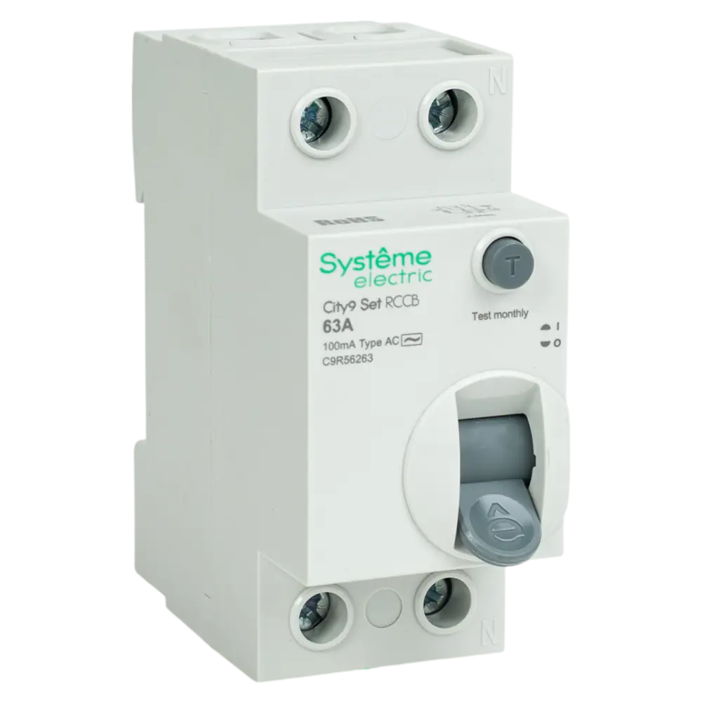 Фото 2 Дифференциальный автомат Systeme Electric City9 Set C9R56263 2P 63 А 100мА 6кА AC Фото 2 Дифференциальный автомат Systeme Electric City9 Set C9R56263 2P 63 А 100мА 6кА AC