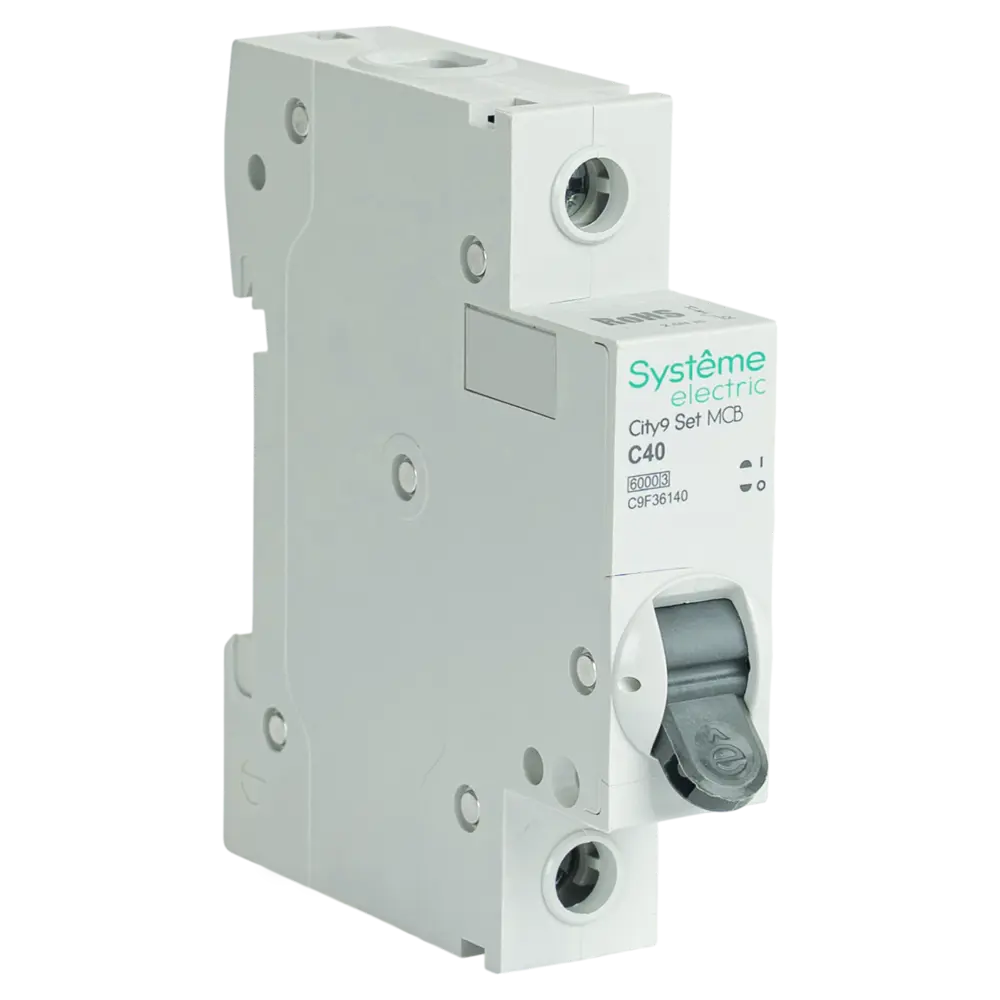 Фото Автоматический выключатель Systeme Electric City9 Set C9F36140 1P С40 А 6 кА Фото Автоматический выключатель Systeme Electric City9 Set C9F36140 1P С40 А 6 кА