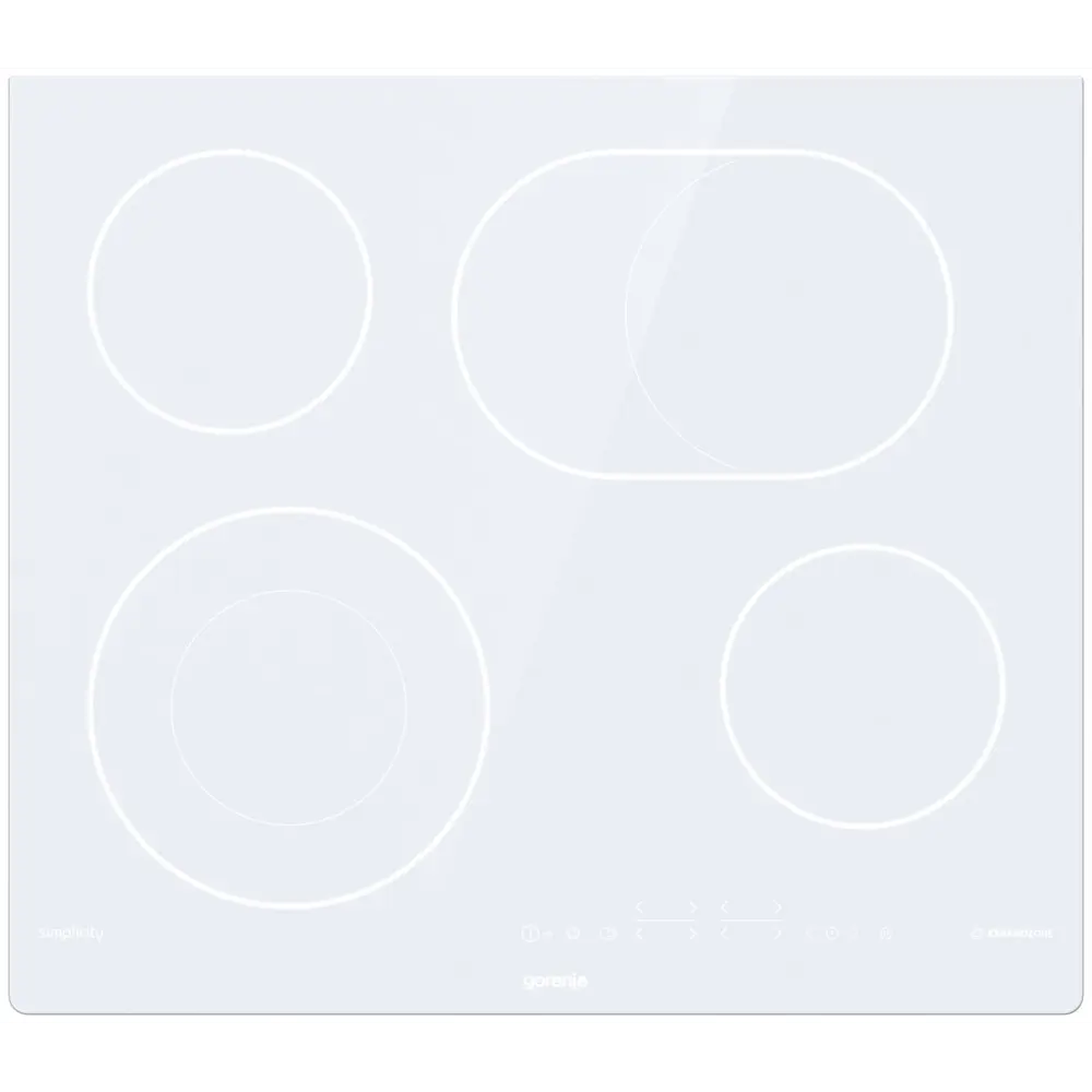 Фото 2 Электрическая варочная панель Gorenje ECT643SYW 60 см 4 конфорки цвет белый 305762 Фото 2 Электрическая варочная панель Gorenje ECT643SYW 60 см 4 конфорки цвет белый 305762