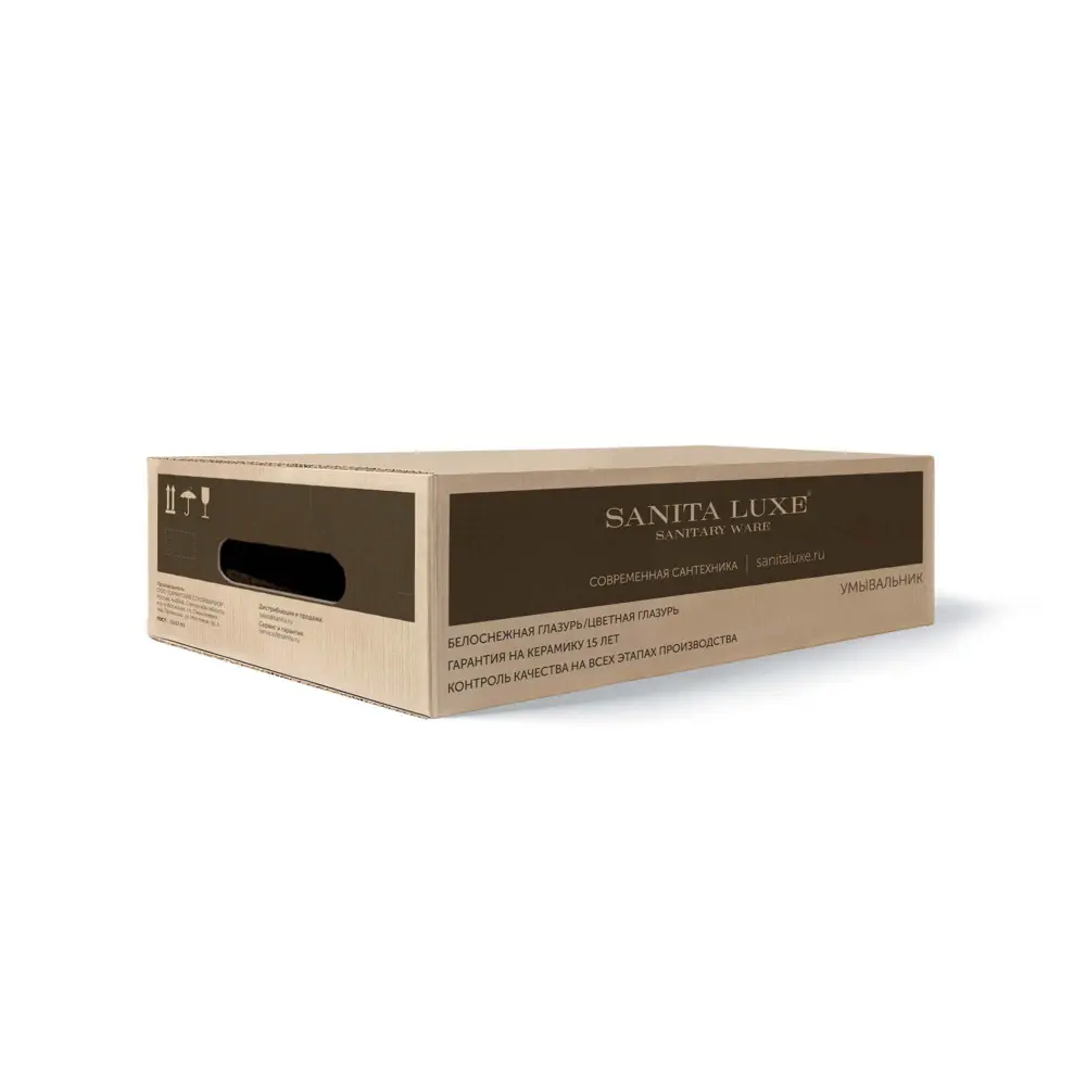 Фото 8 Раковина Sanita Luxe Ringo Cut 54 см, цвет белый Фото 8 Раковина Sanita Luxe Ringo Cut 54 см, цвет белый