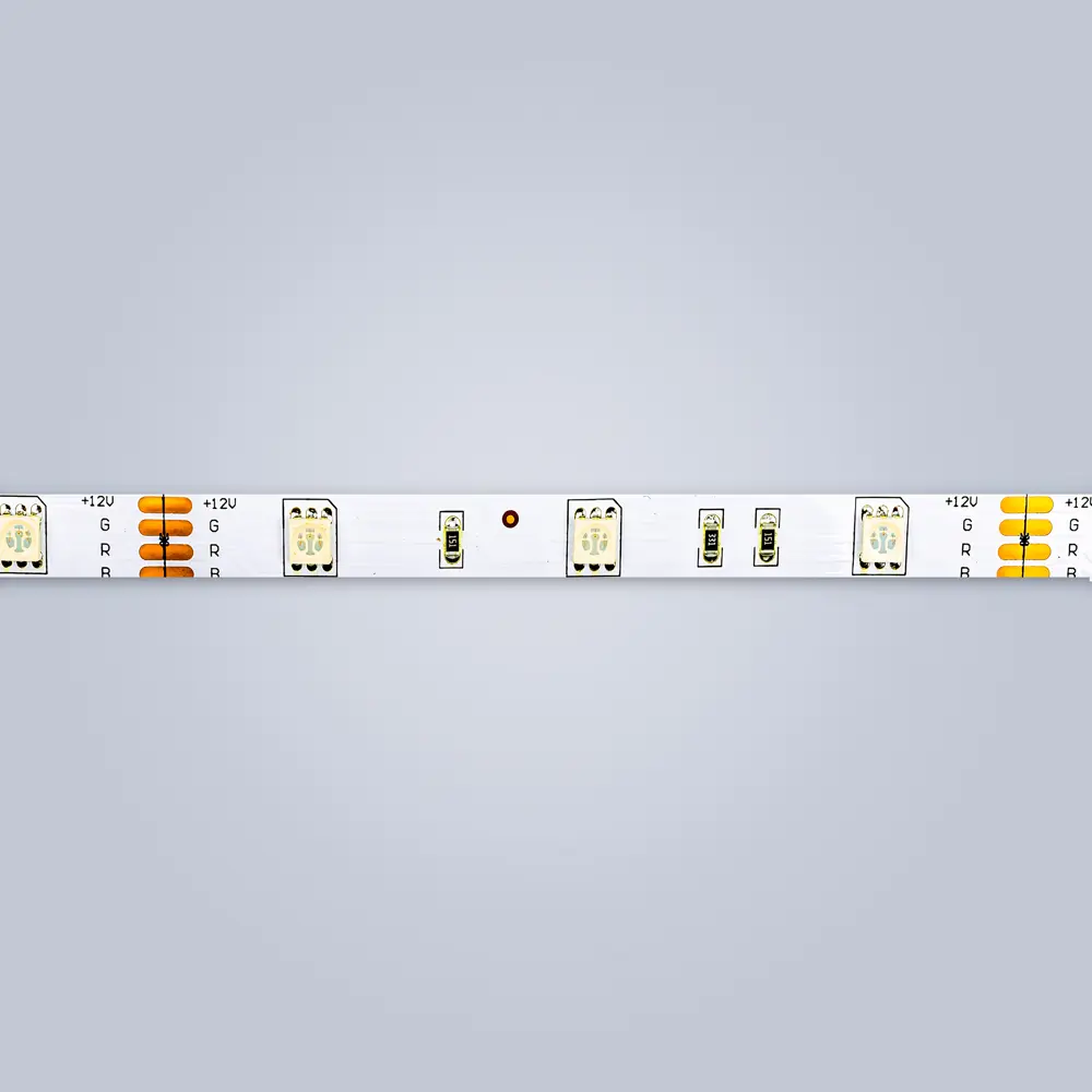 Фото 9 Светодиодная лента Eleganz Lux 5050 30 LED (7.2W/M) 12V RGB IP20, 5м Фото 9 Светодиодная лента Eleganz Lux 5050 30 LED (7.2W/M) 12V RGB IP20, 5м