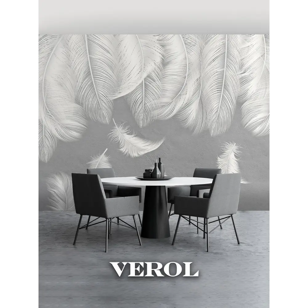 Фото 4 Фотообои флизелиновые 3D Verol 400x283см Перья 3D Фото 4 Фотообои флизелиновые 3D Verol 400x283см Перья 3D